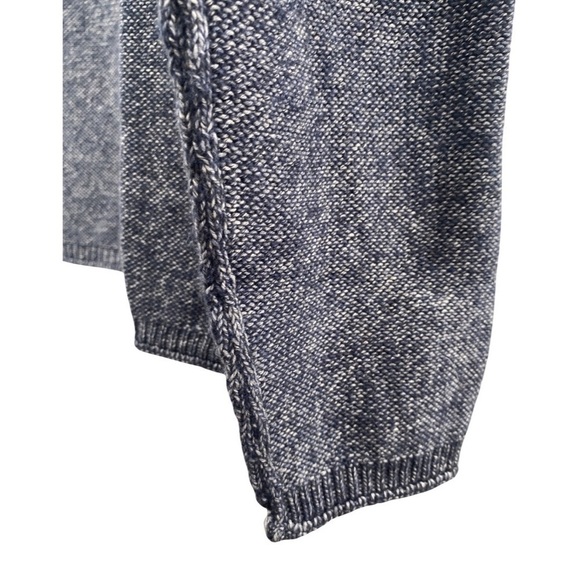 Macy’s Navy Stonewashed Crewneck Alternative Regular Fit Sweater Size Medium - Picture 4 of 9